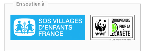 logo de SOS villages d'enfants france et logo de l'assotiation WWF